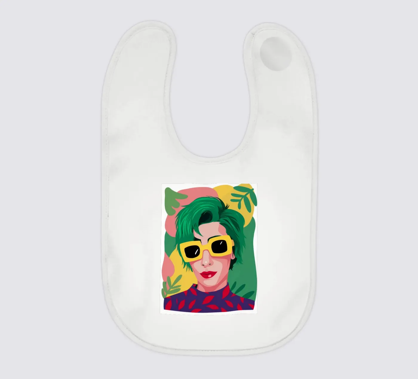 Onde verdeggianti bavaglino da Ivory Frame