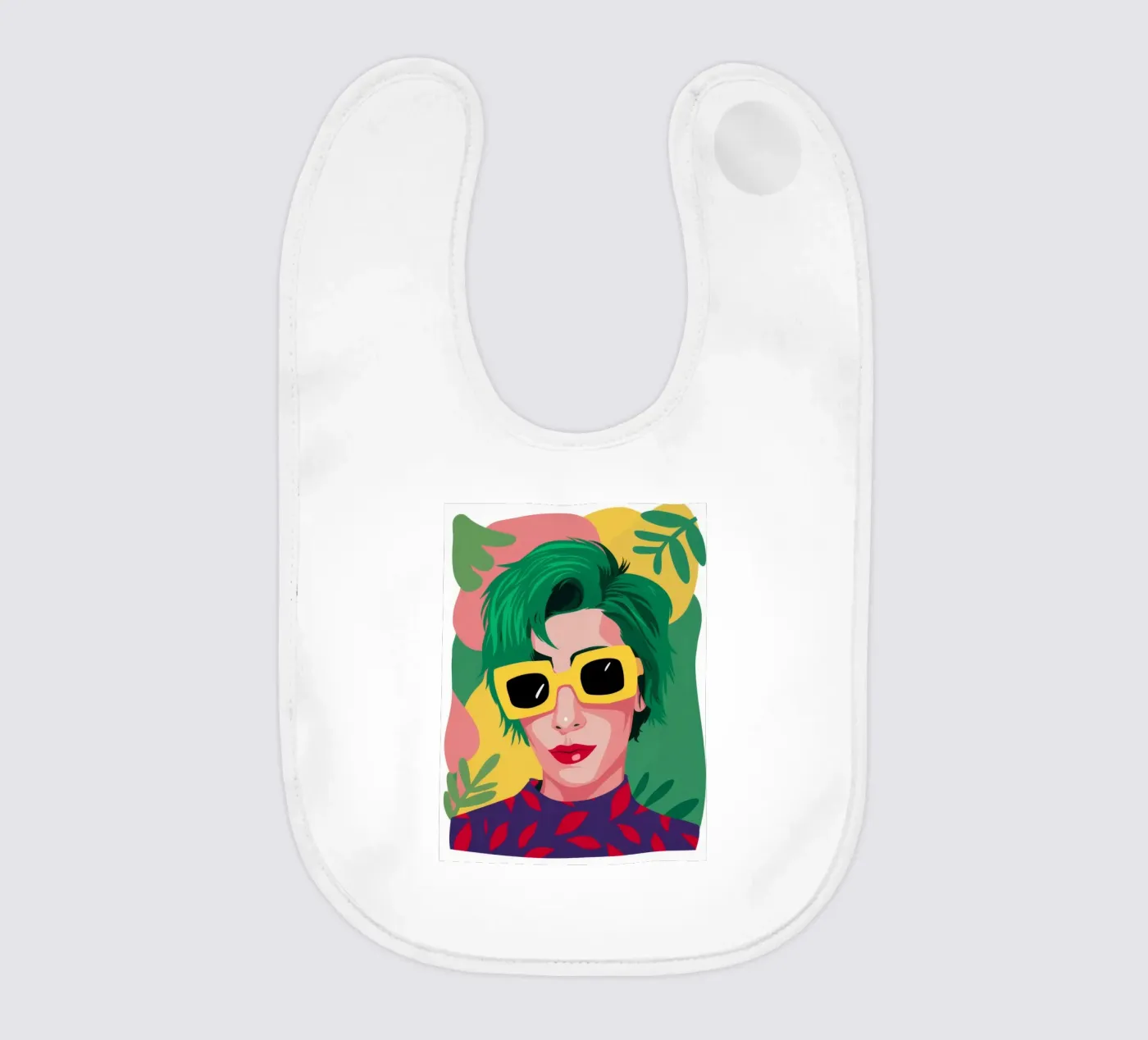 Onde verdeggianti bavaglino da Ivory Frame