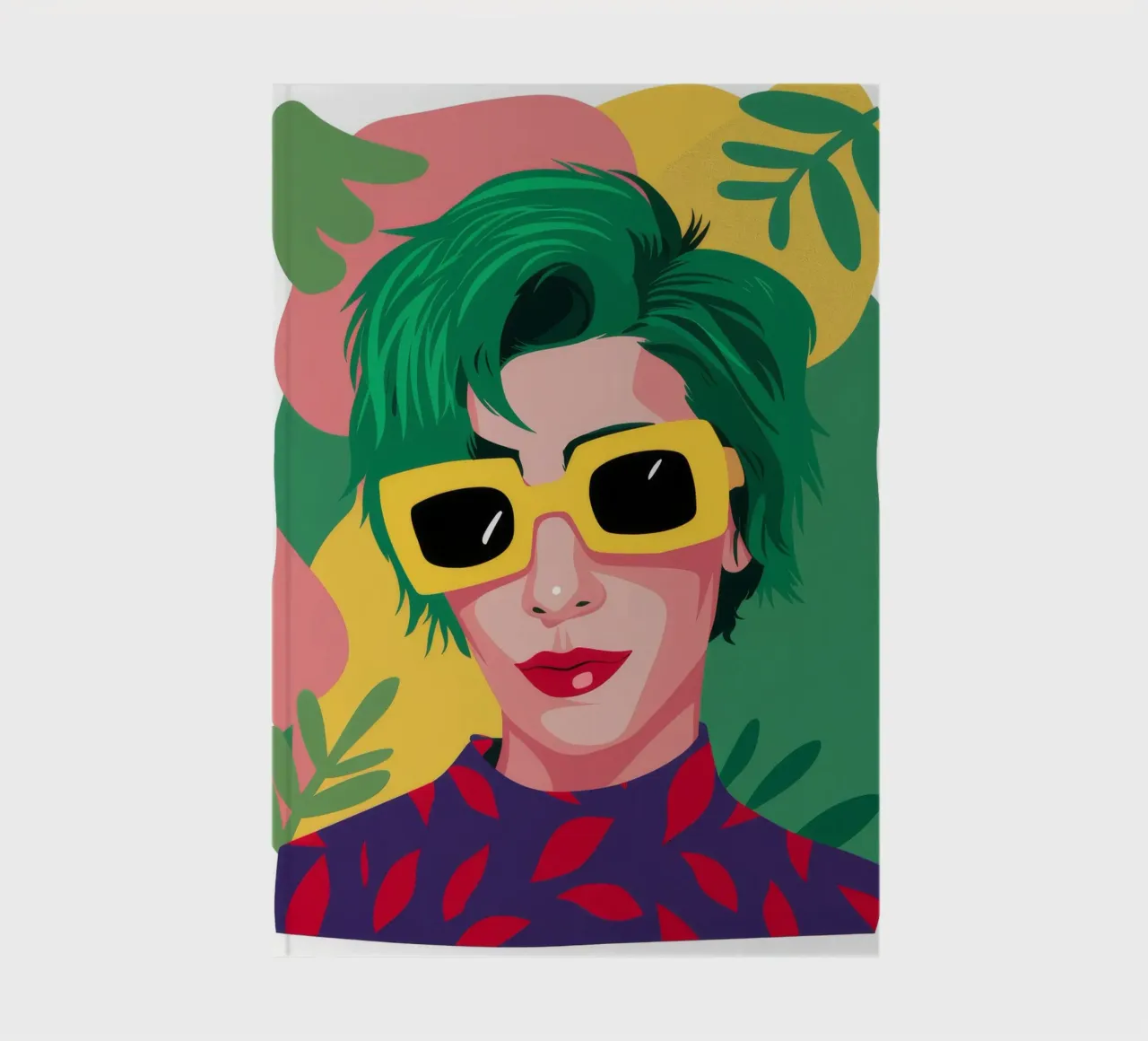 Verdant Waves notebook by Ivory Frame