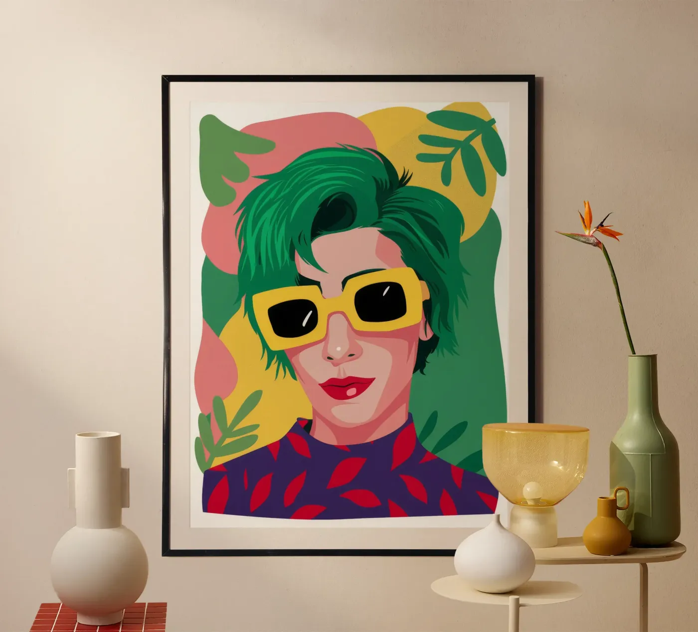 Verdant Waves poster by Ivory Frame