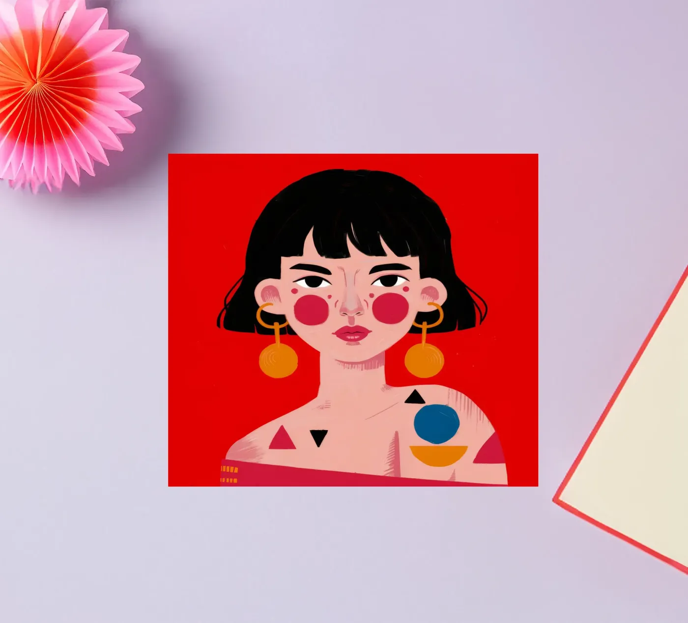 Geometric Bold Expression sticker by Ivory Frame