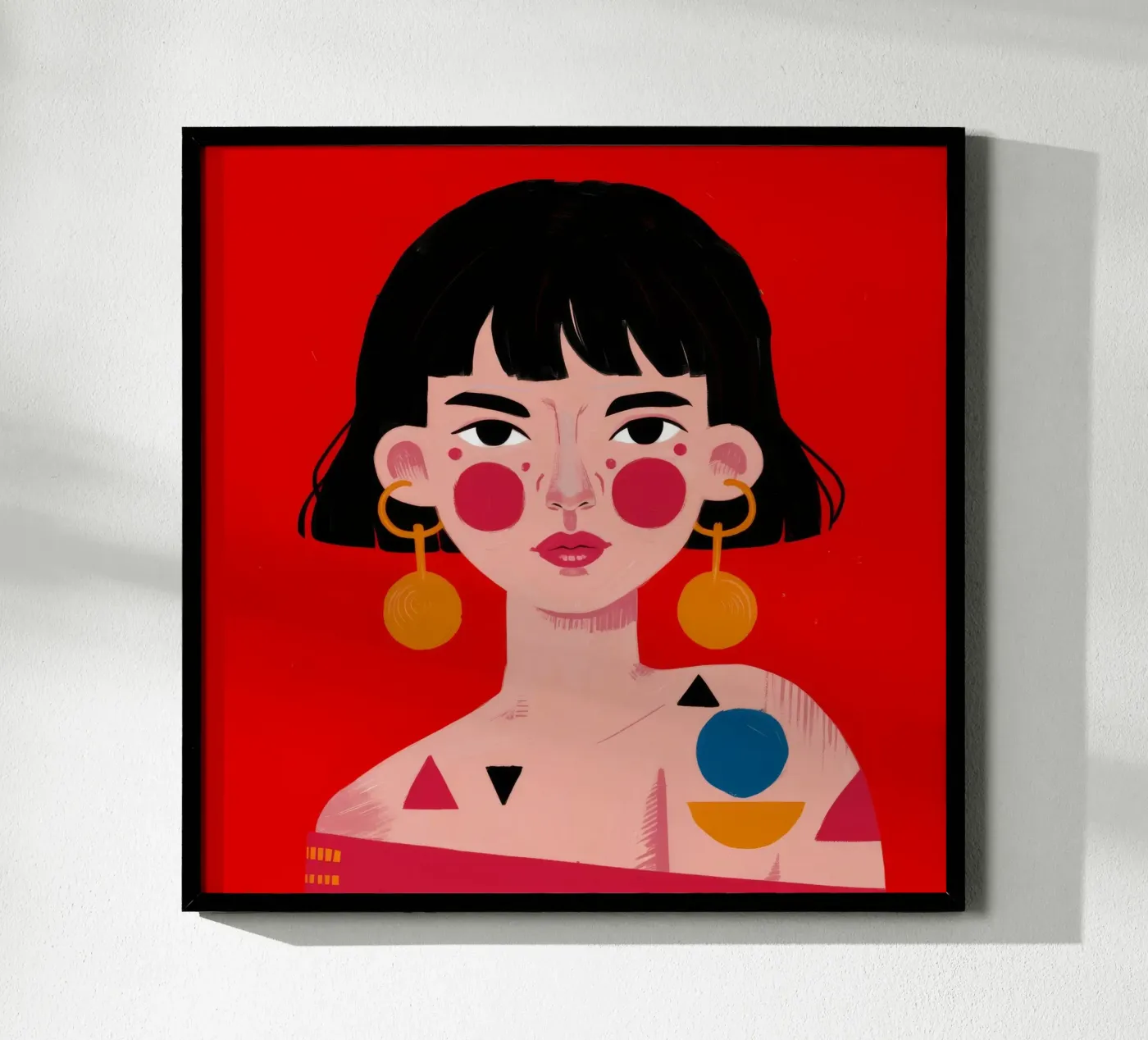 Geometric Bold Expression poster by Ivory Frame