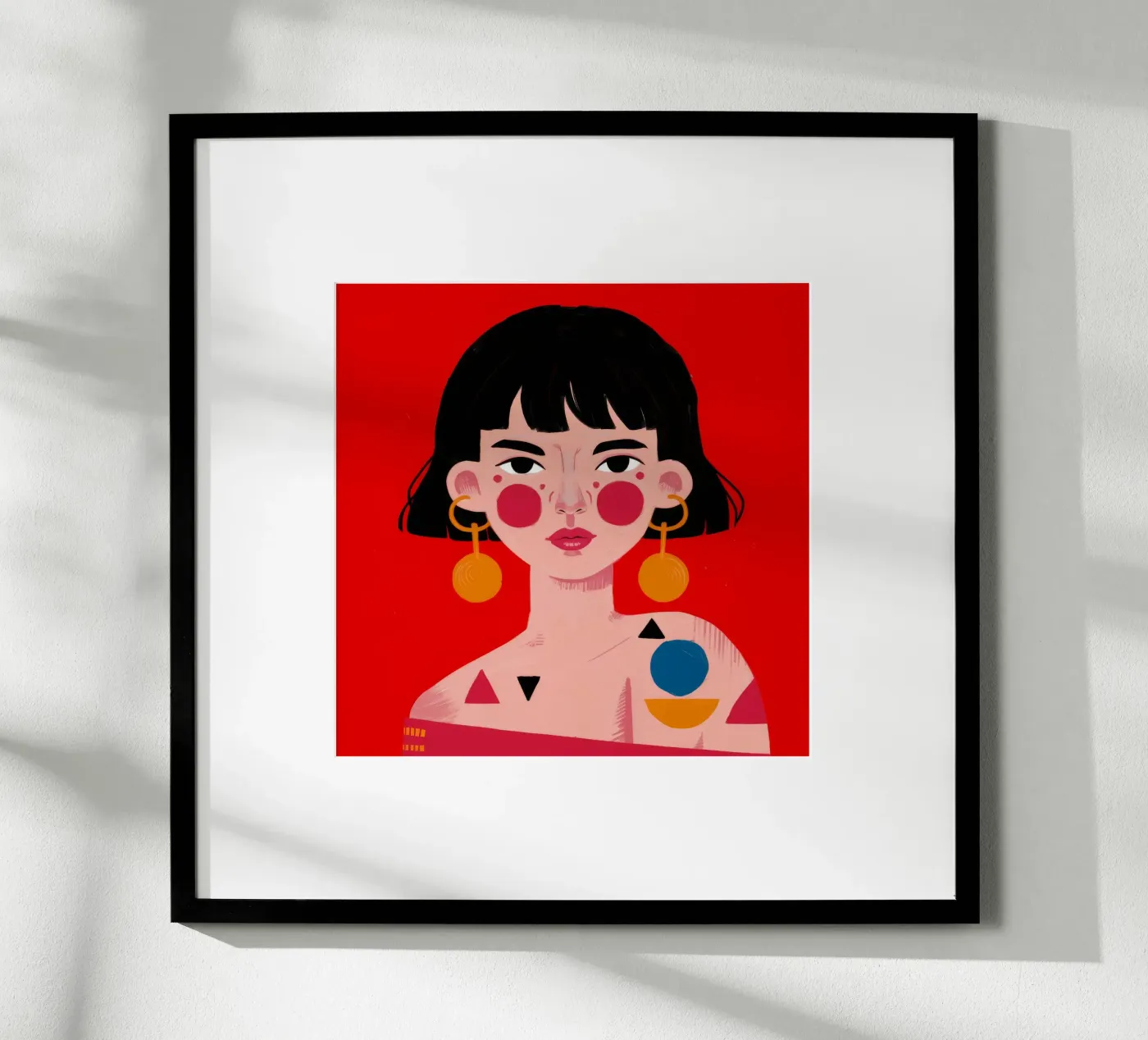 Geometric Bold Expression poster by Ivory Frame