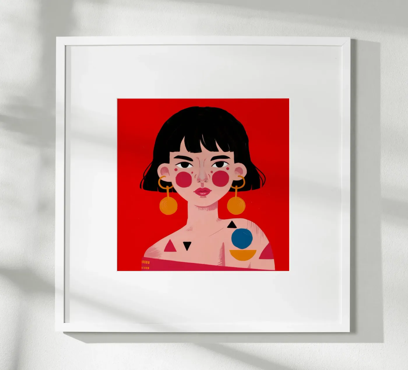 Geometric Bold Expression poster by Ivory Frame