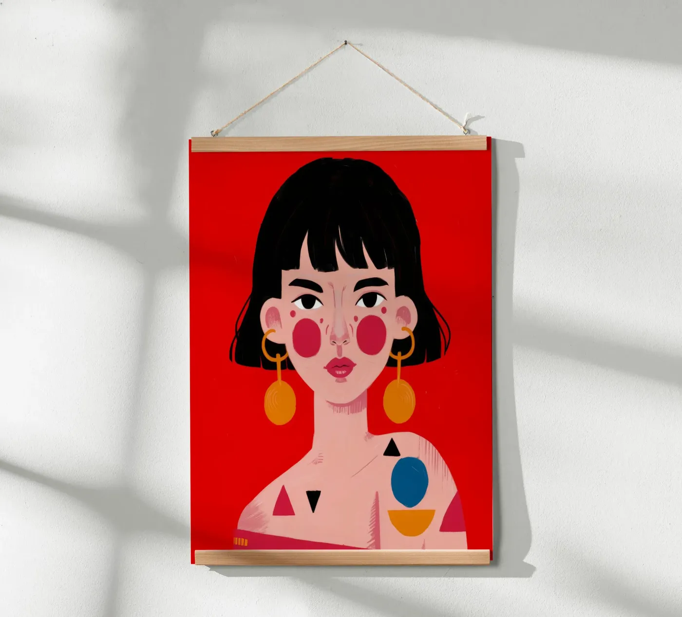 Geometric Bold Expression poster by Ivory Frame