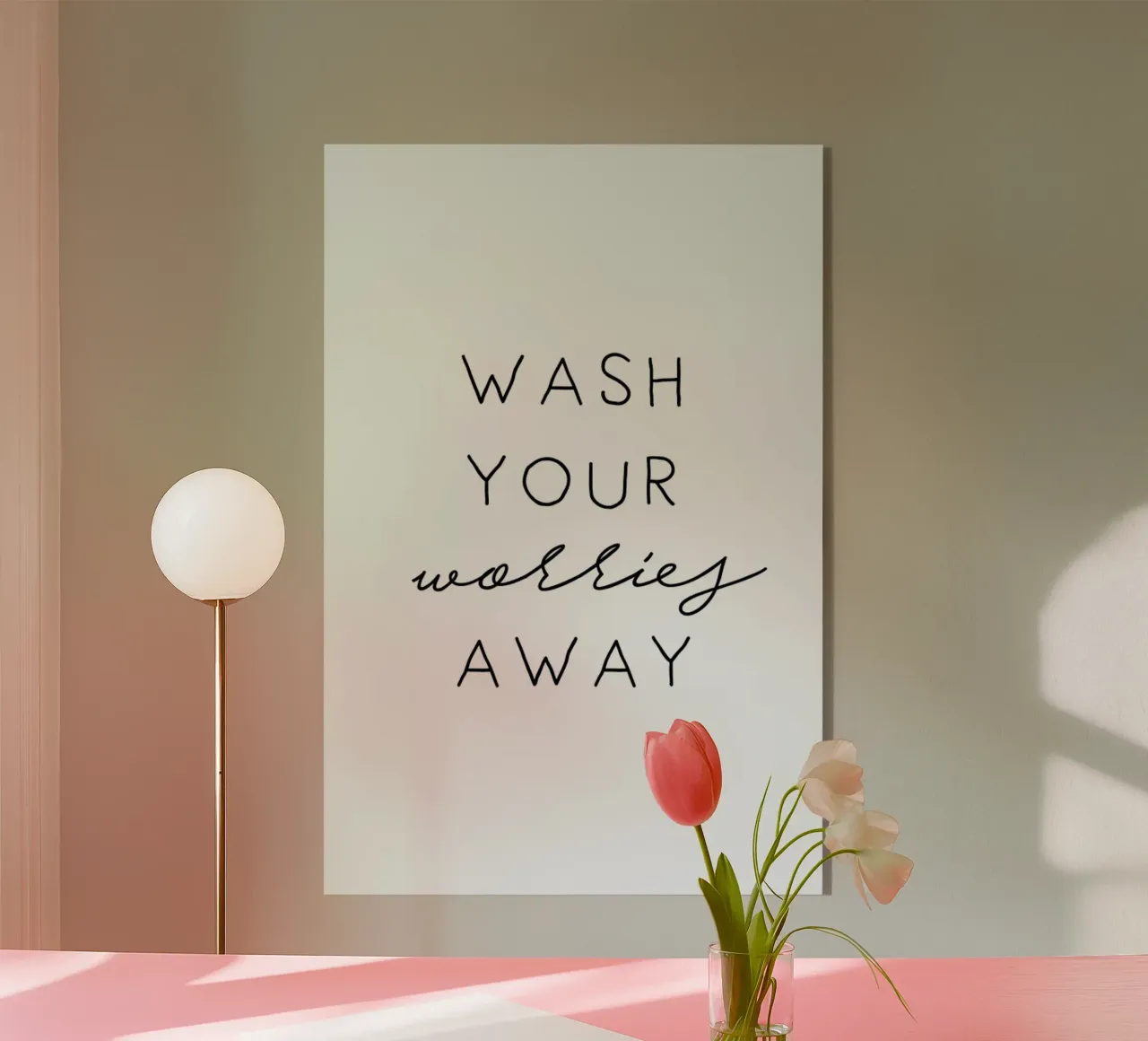 Worries plexiglass da Mottos by Sinan Saydik