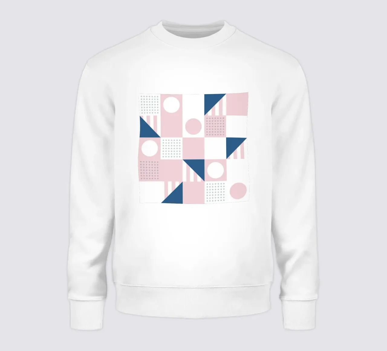 Riviera Tiles Pink Vibes felpa da designdn