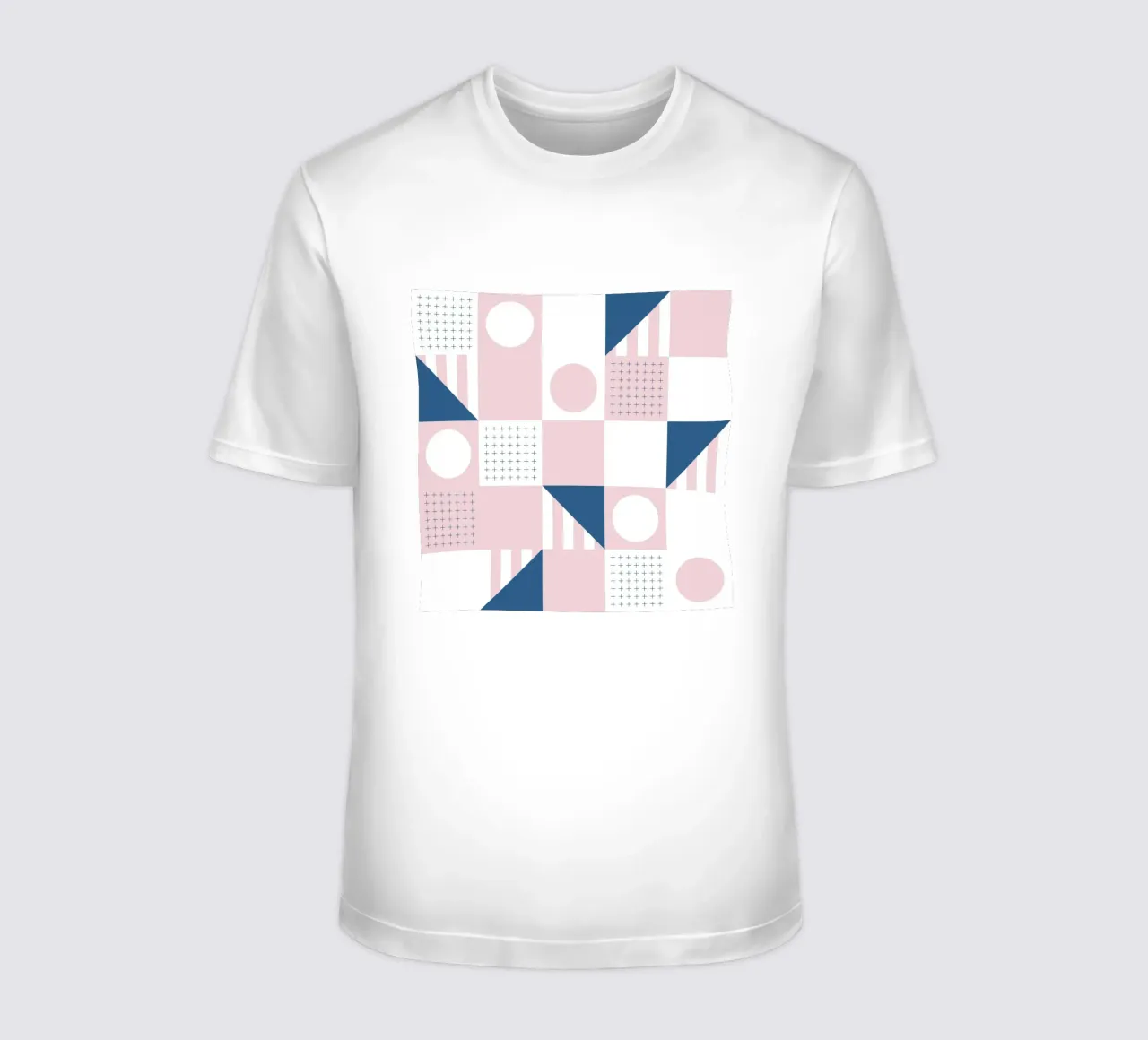 Riviera Tiles Pink Vibes t-shirt da designdn