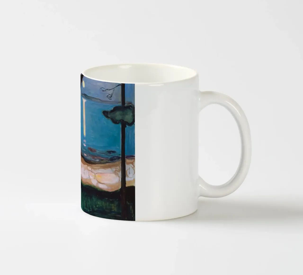 Edvard Munch - Notte di luna tazza in ceramica da ARTOTHEK