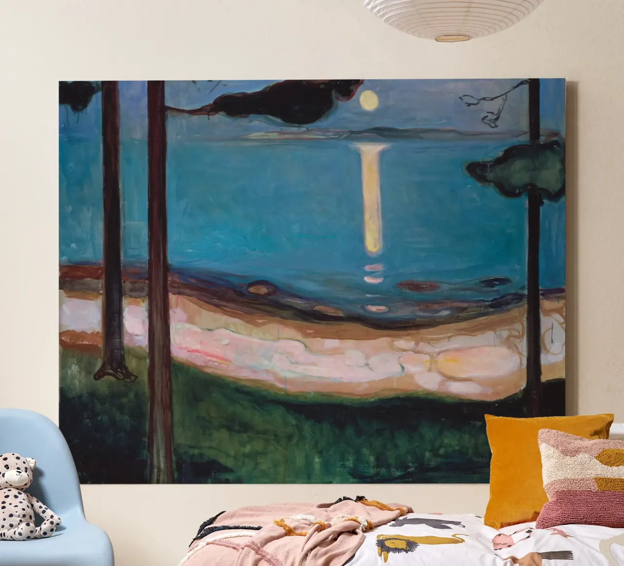 Edvard Munch - Moonlit night canvas by ARTOTHEK