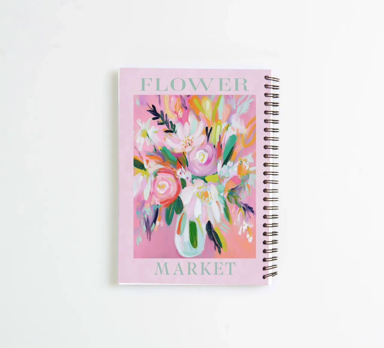 Romántico mercado de flores cuaderno de espiral de Carinaprint