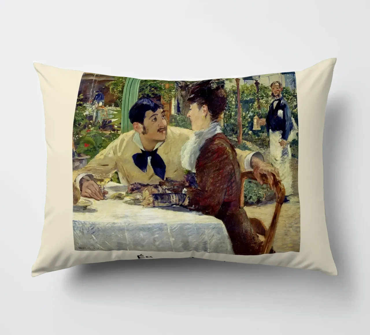 Manet - La coppia di Pere Lathuille cuscino da ARTOTHEK