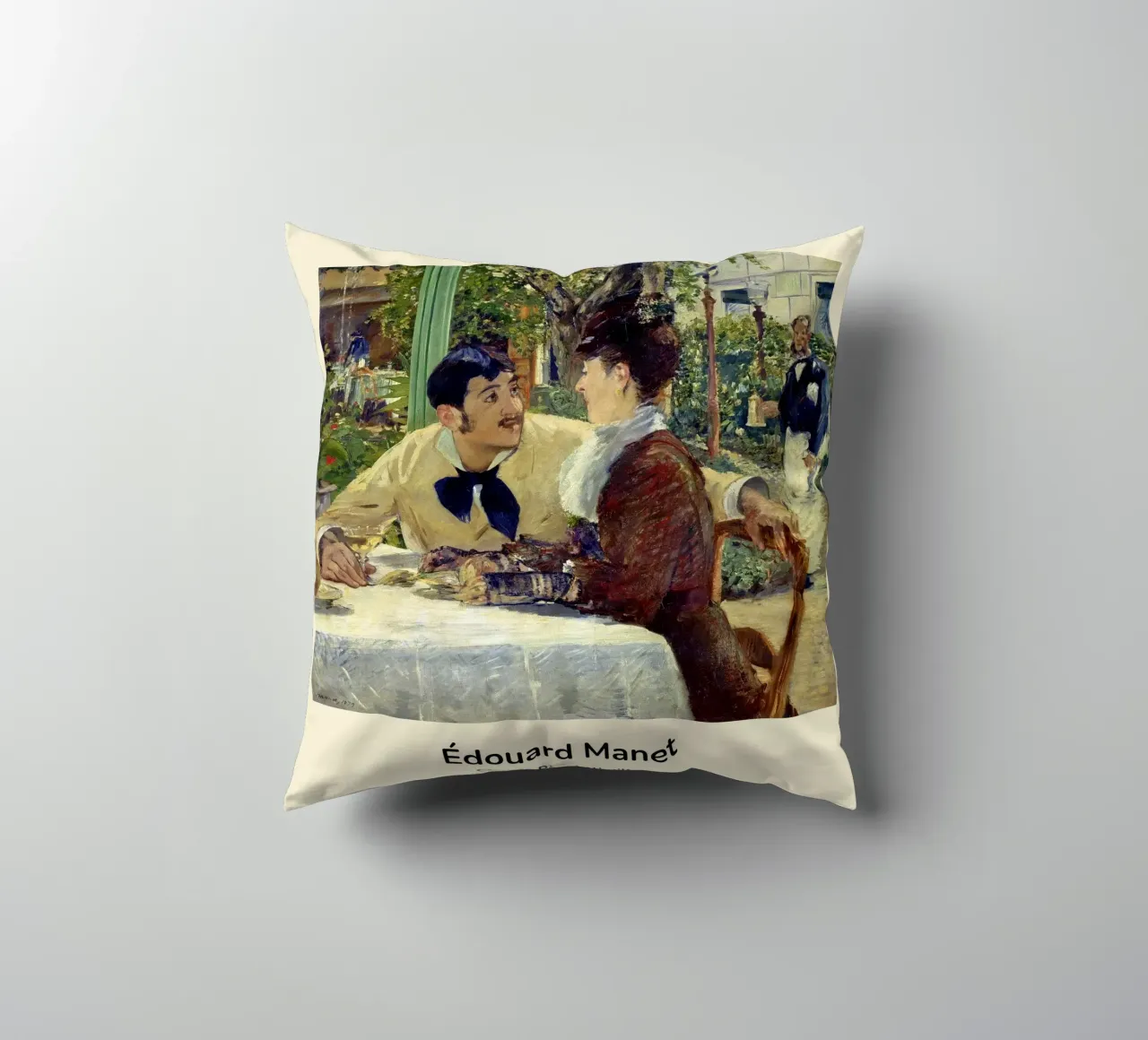 Manet - La coppia di Pere Lathuille cuscino da ARTOTHEK
