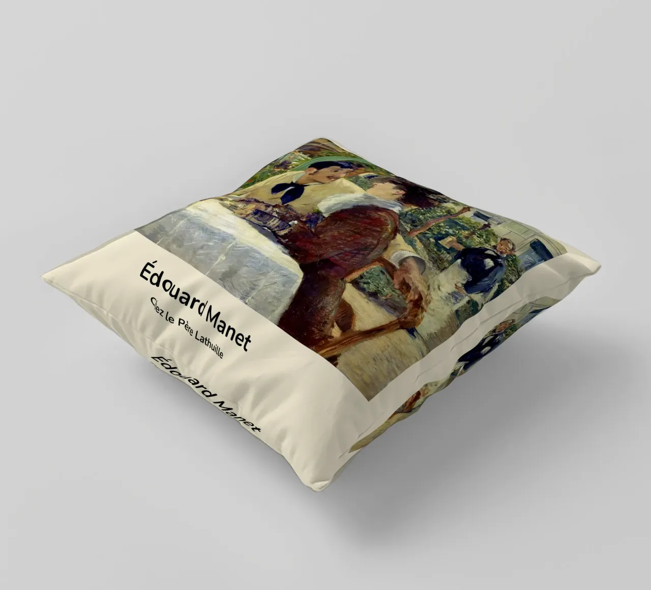 Manet - La coppia di Pere Lathuille cuscino da ARTOTHEK