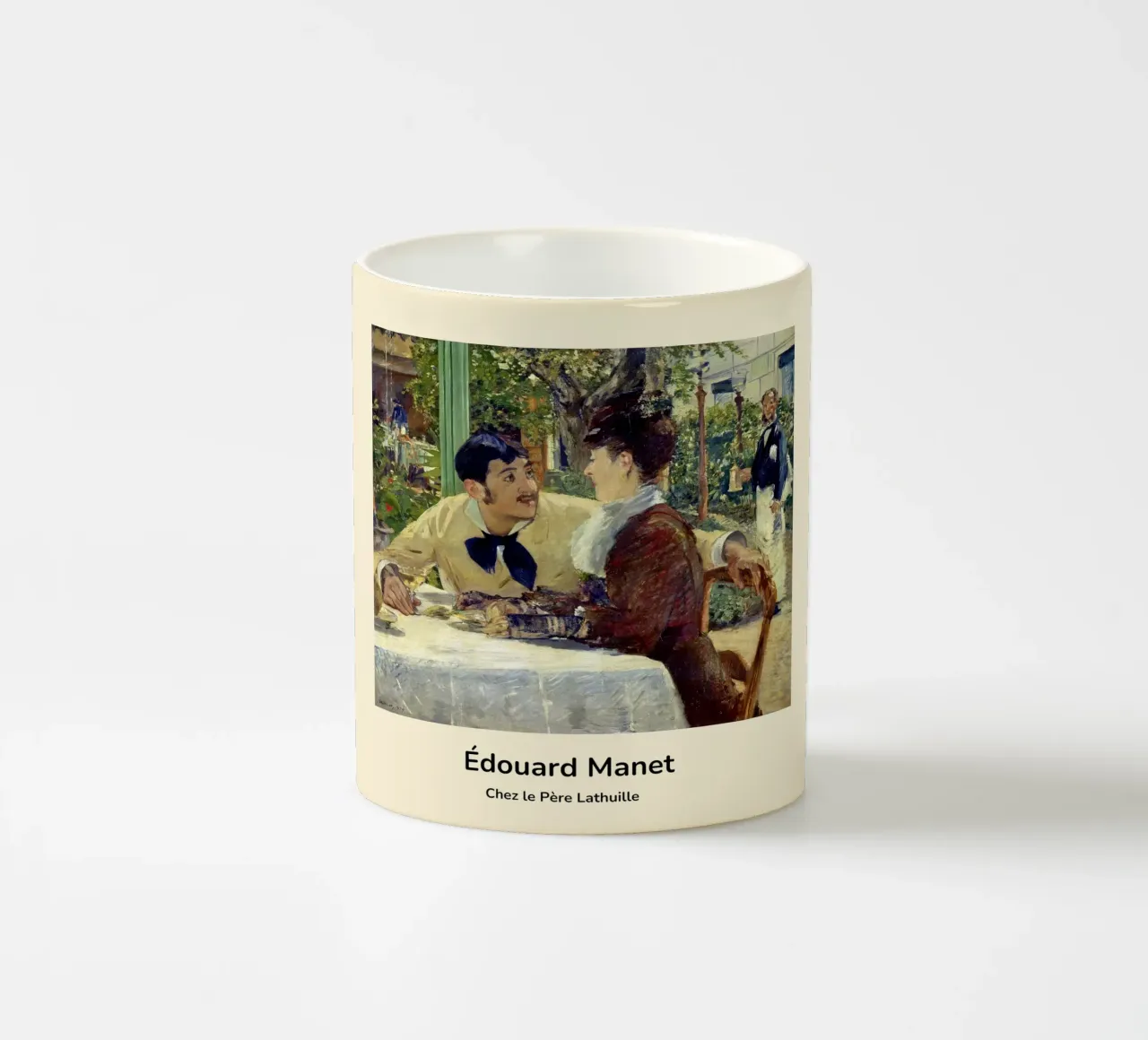 Manet - La coppia di Pere Lathuille tazza in ceramica da ARTOTHEK