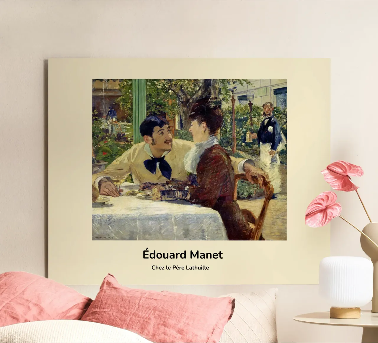 Manet - La coppia di Pere Lathuille pannello forex da ARTOTHEK