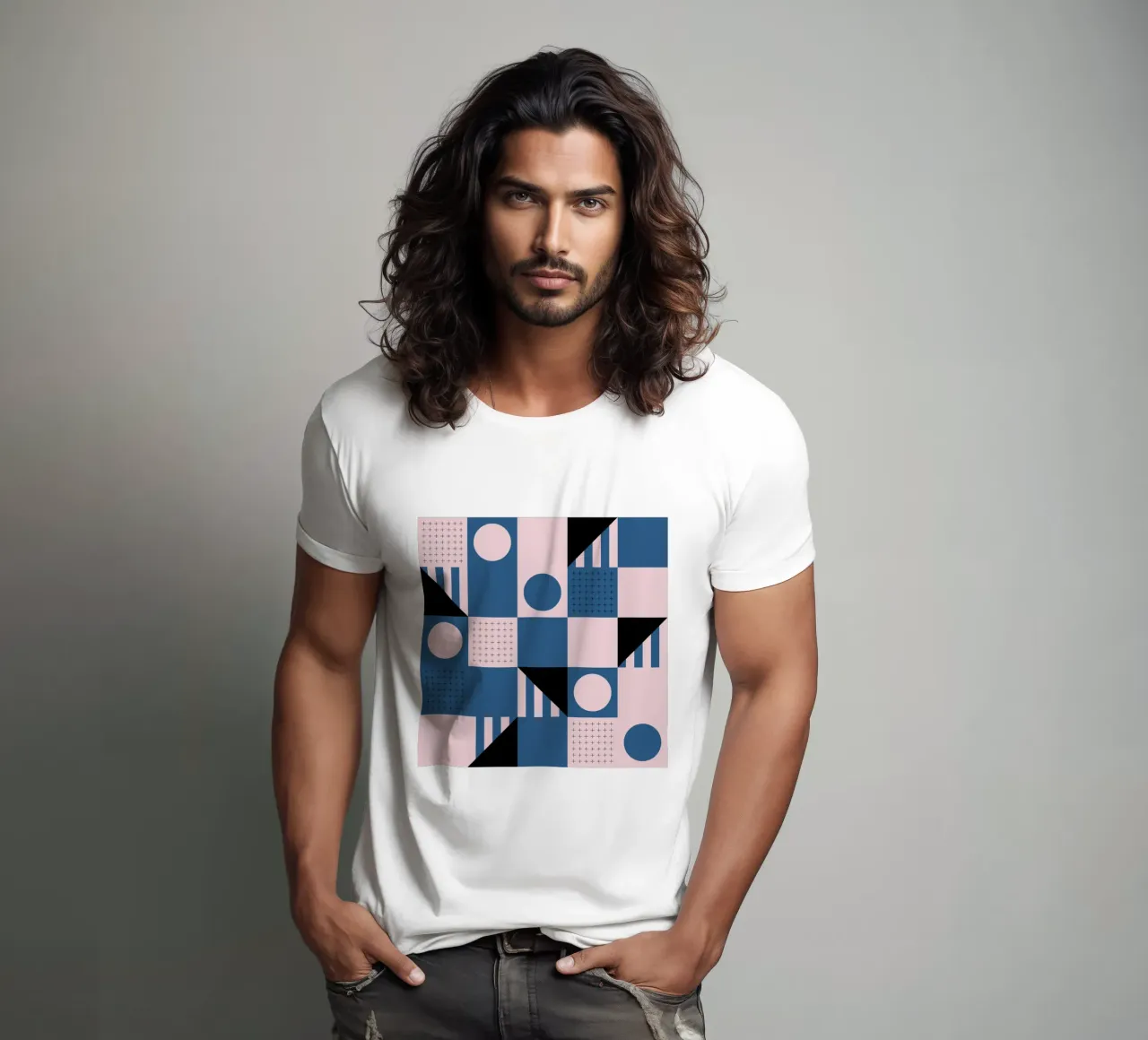 Riviera Tiles Contemporary Vibes t-shirt da designdn