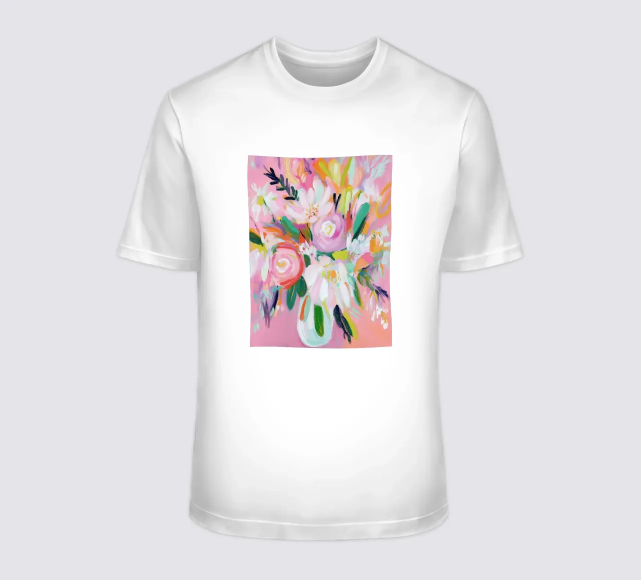 Fiori pastello romantici t-shirt da Carinaprint