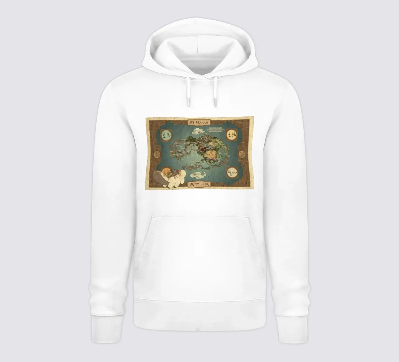 La mappa di Avatar felpa con cappuccio da Waylons Studio