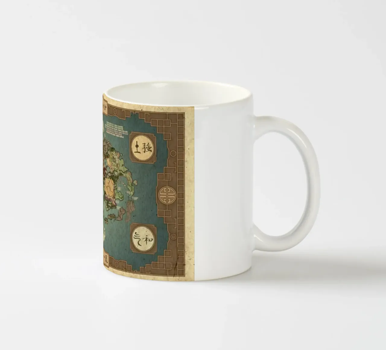 La mappa di Avatar tazza in ceramica da Waylons Studio