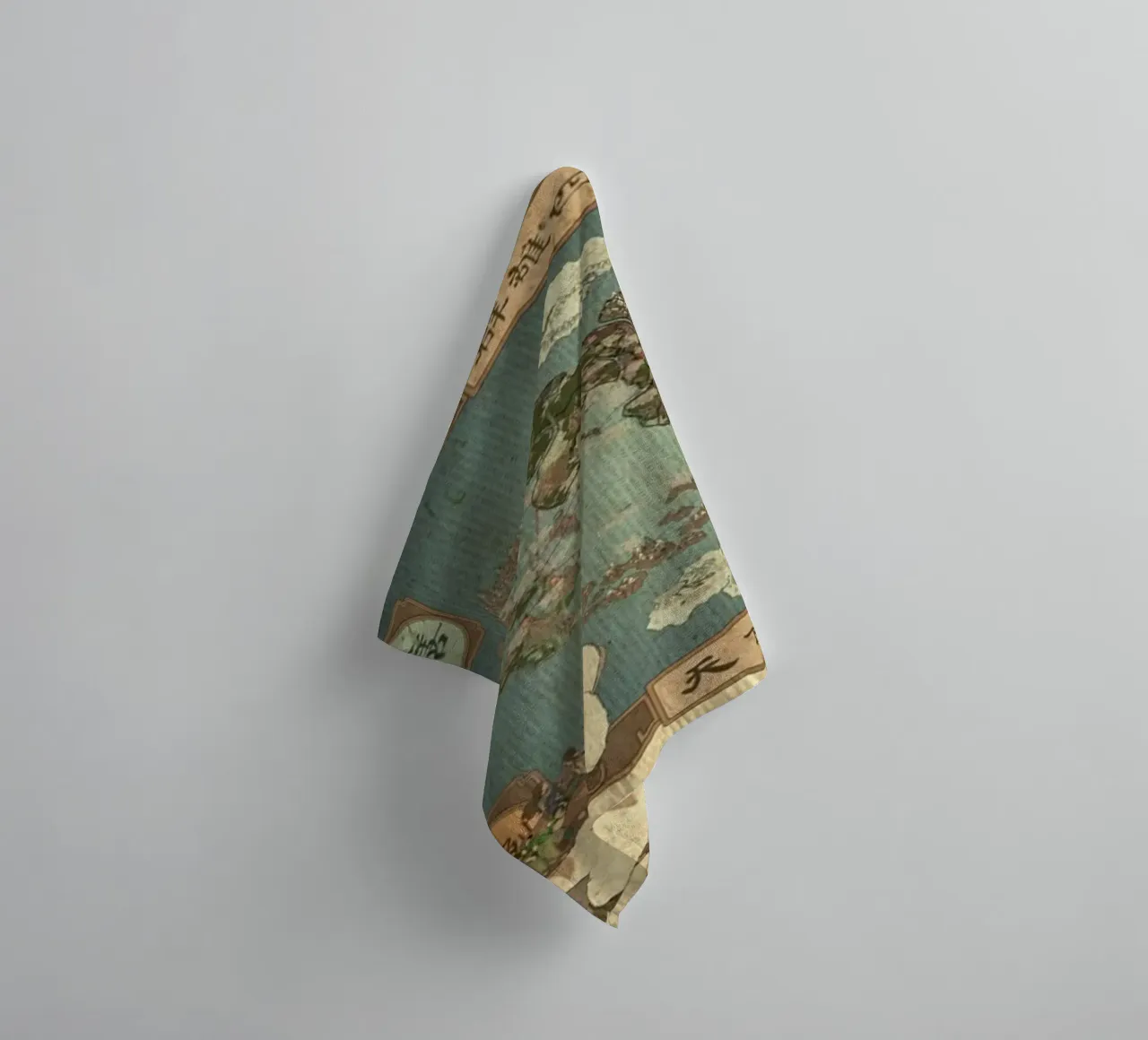 The Map Of Avatar towel by Waylons Studio