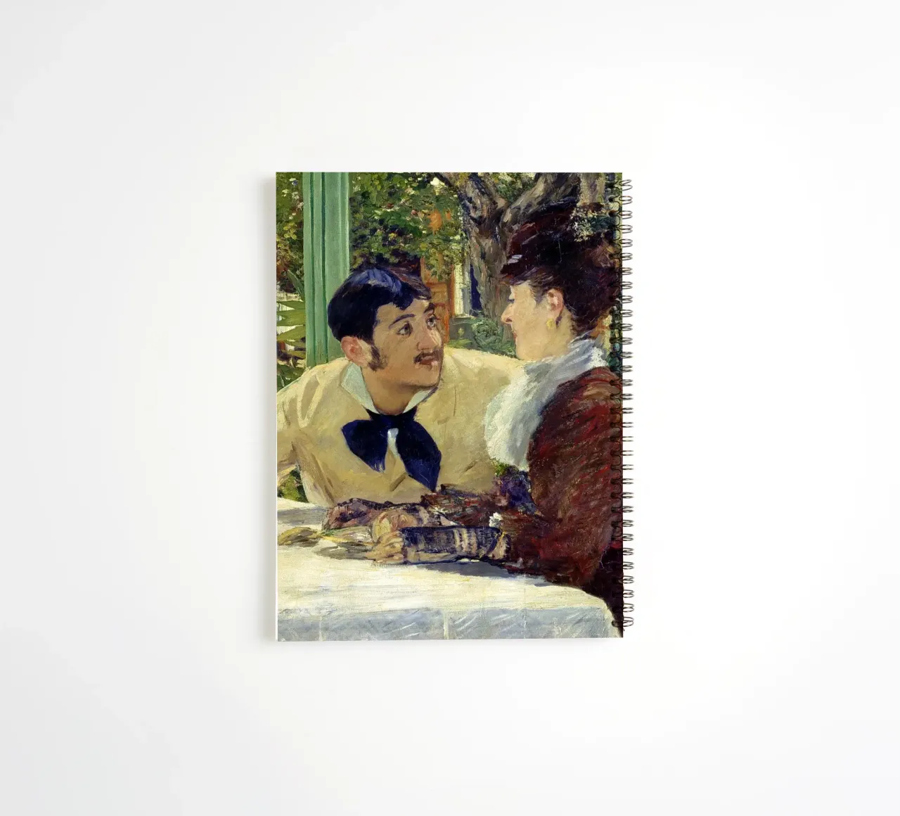 Manet - The Couple of Pere Lathuille spiral notebook by ARTOTHEK