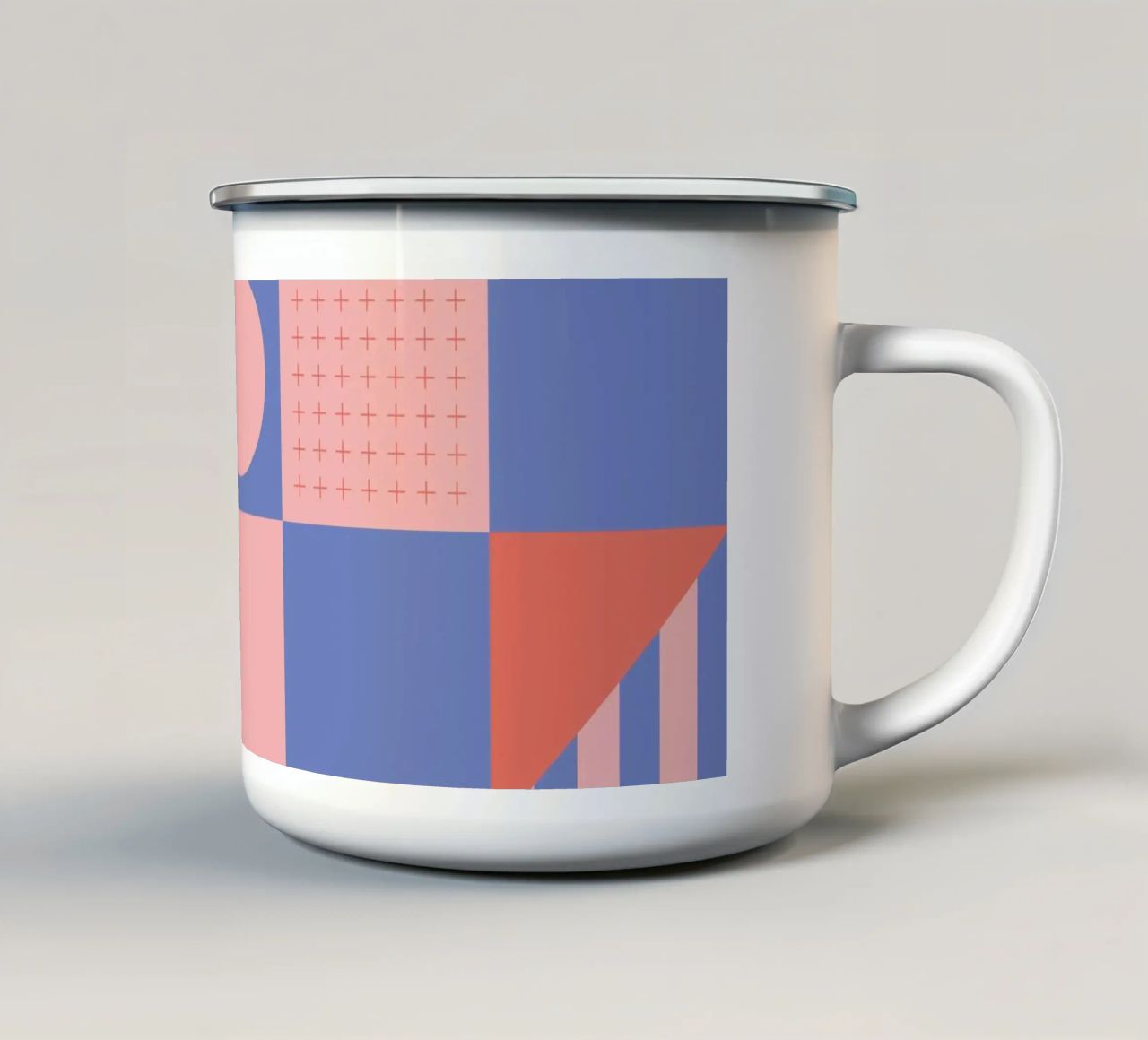 Riviera Tiles Periwinkle Vibes tazza in smalto da designdn