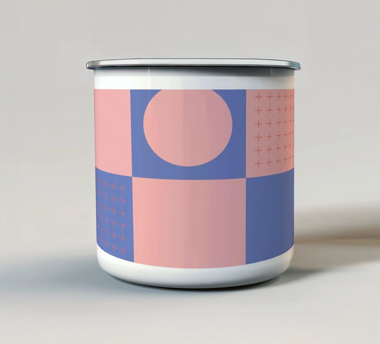 Riviera Tiles Periwinkle Vibes tazza in smalto da designdn