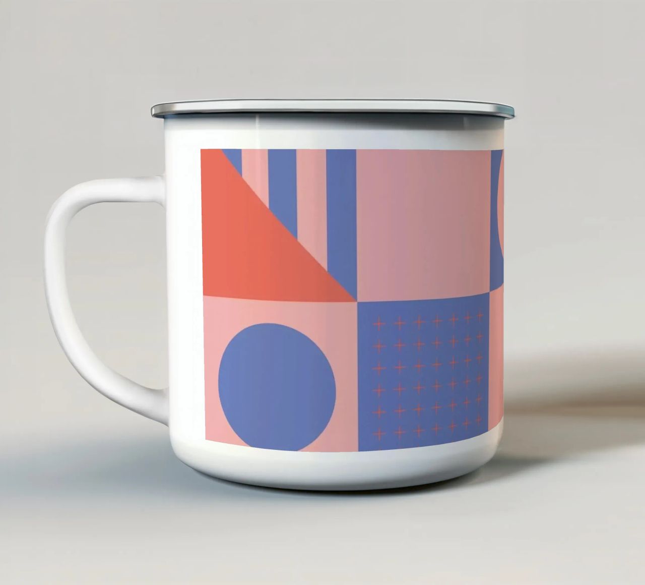 Riviera Tiles Periwinkle Vibes tazza in smalto da designdn