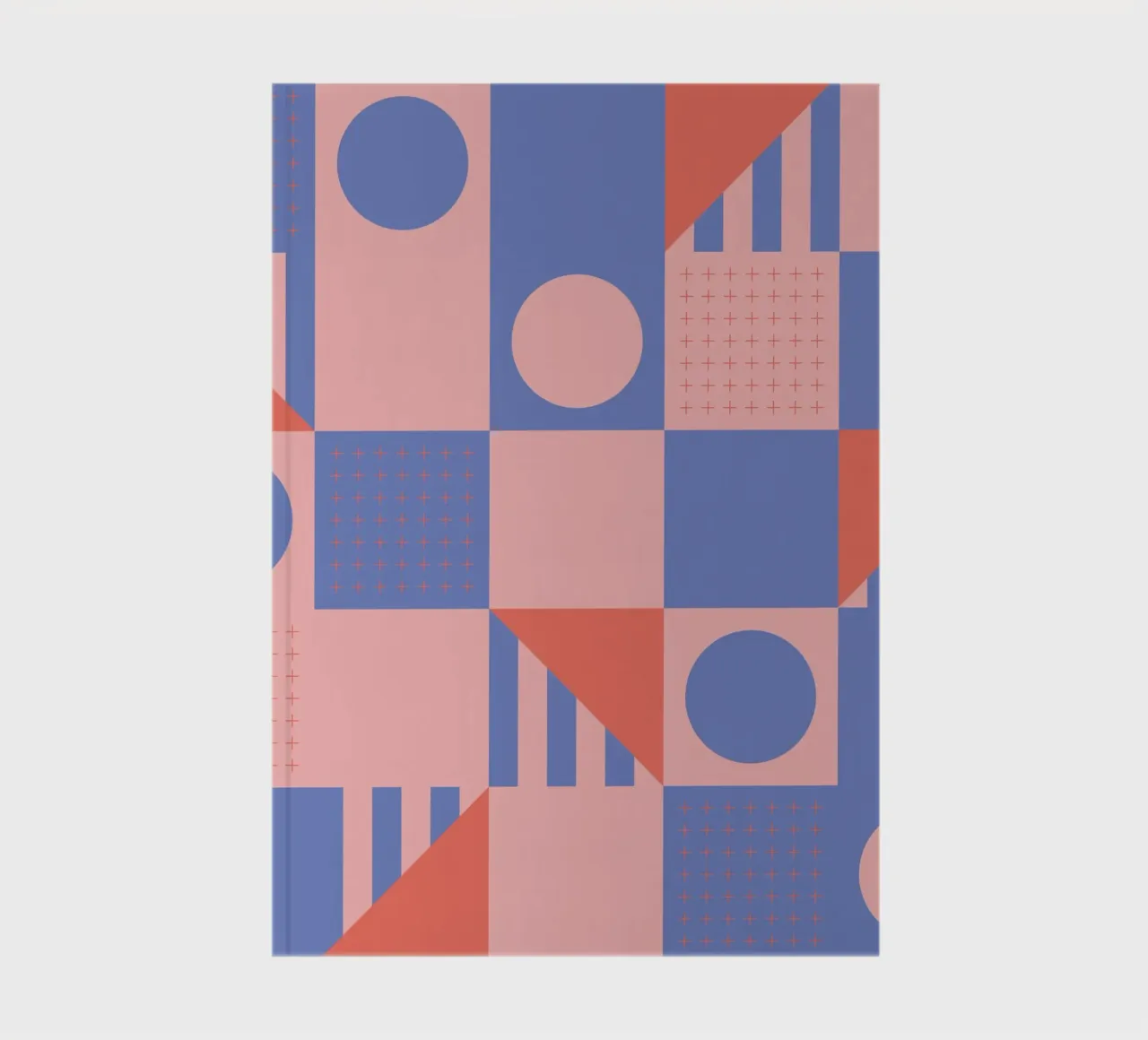 Riviera Tiles Periwinkle Vibes notebook by designdn