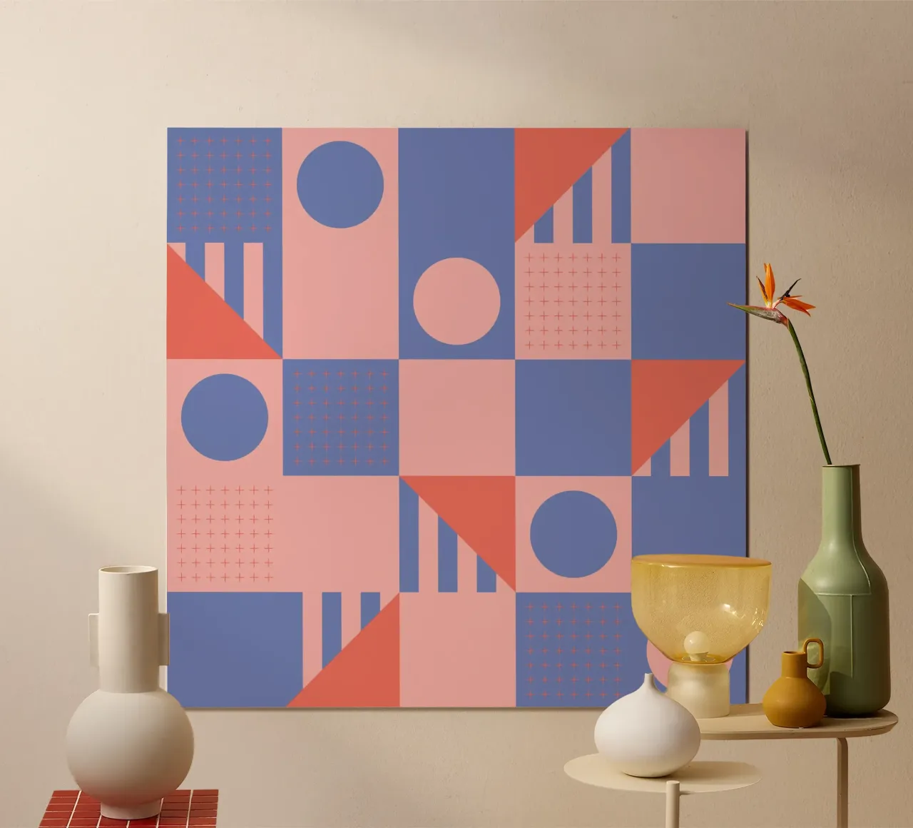 Riviera Tiles Periwinkle Vibes carta hahnemühle da designdn