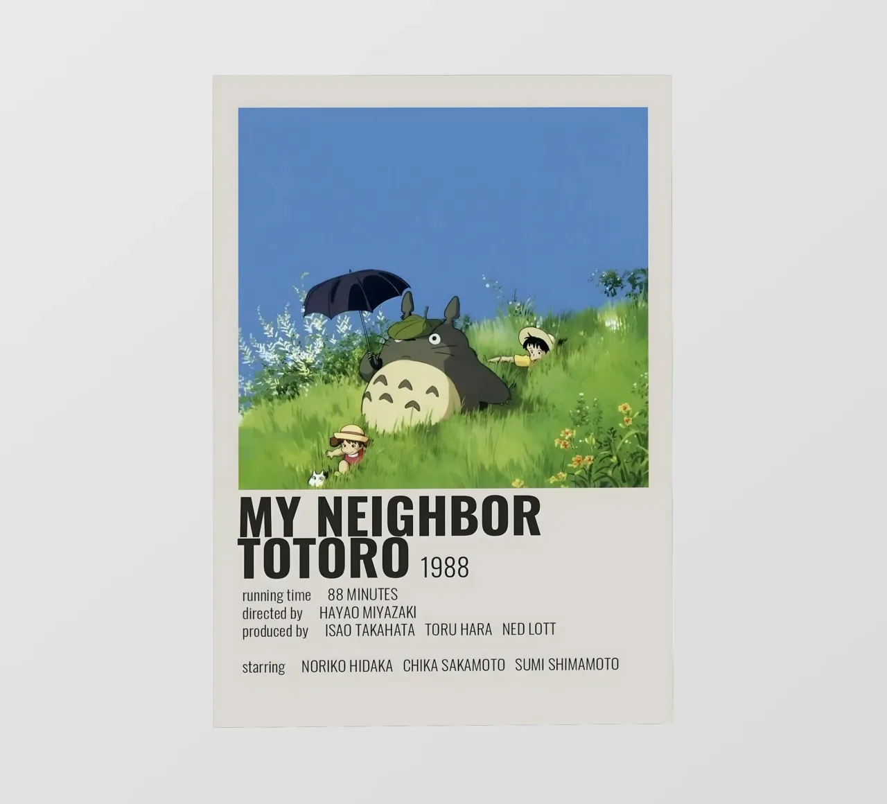 MY NEIGHBOR TOTORO 1988 pellicola backlit da Totoya