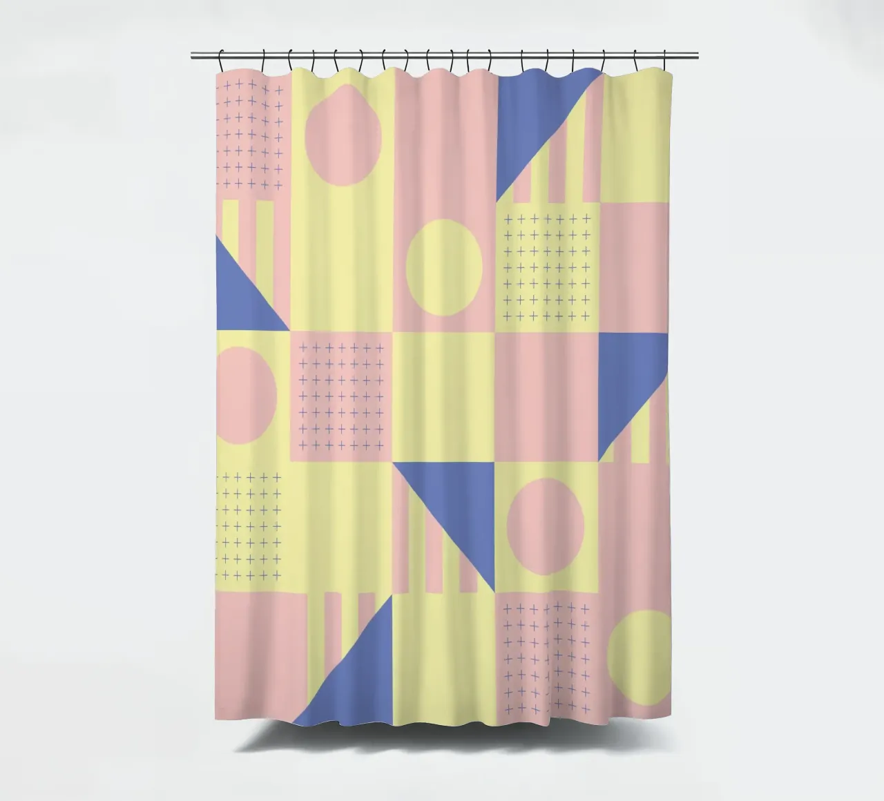 Riviera Tiles Sunny Vibes rideau de douche de designdn
