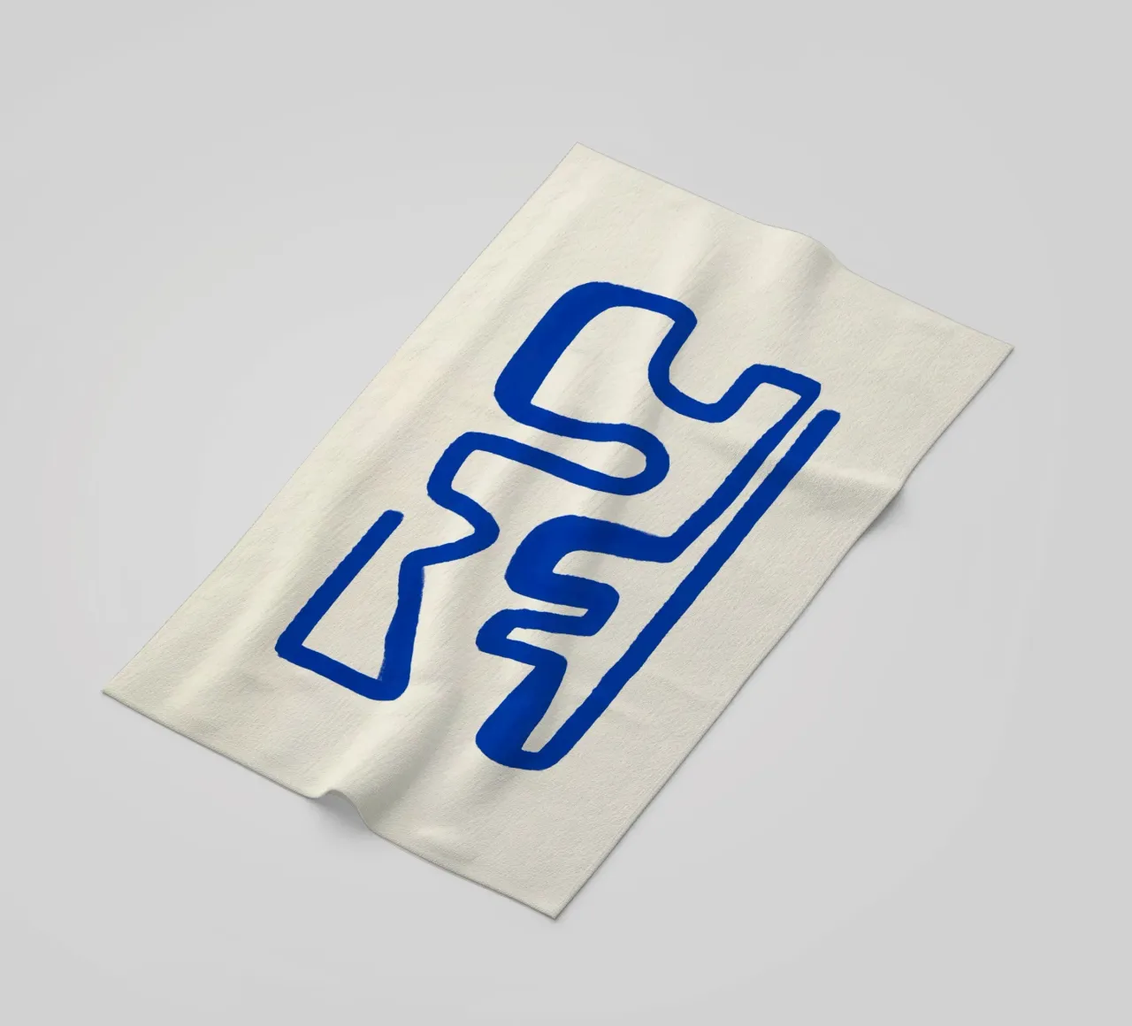 Linea blu art 01 telo mare da Little Dean