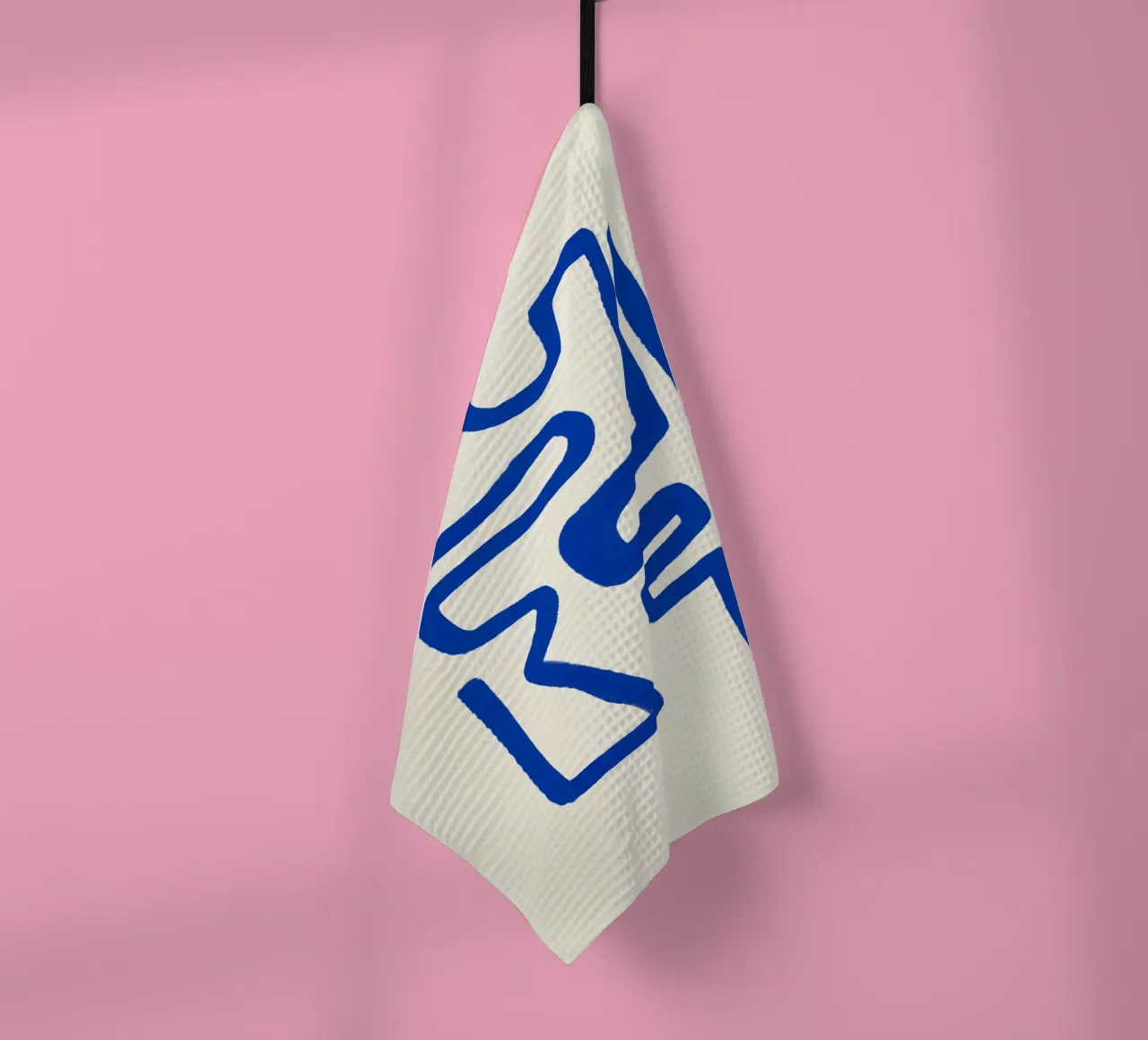 Linea blu art 01 canovaccio da cucina da Little Dean