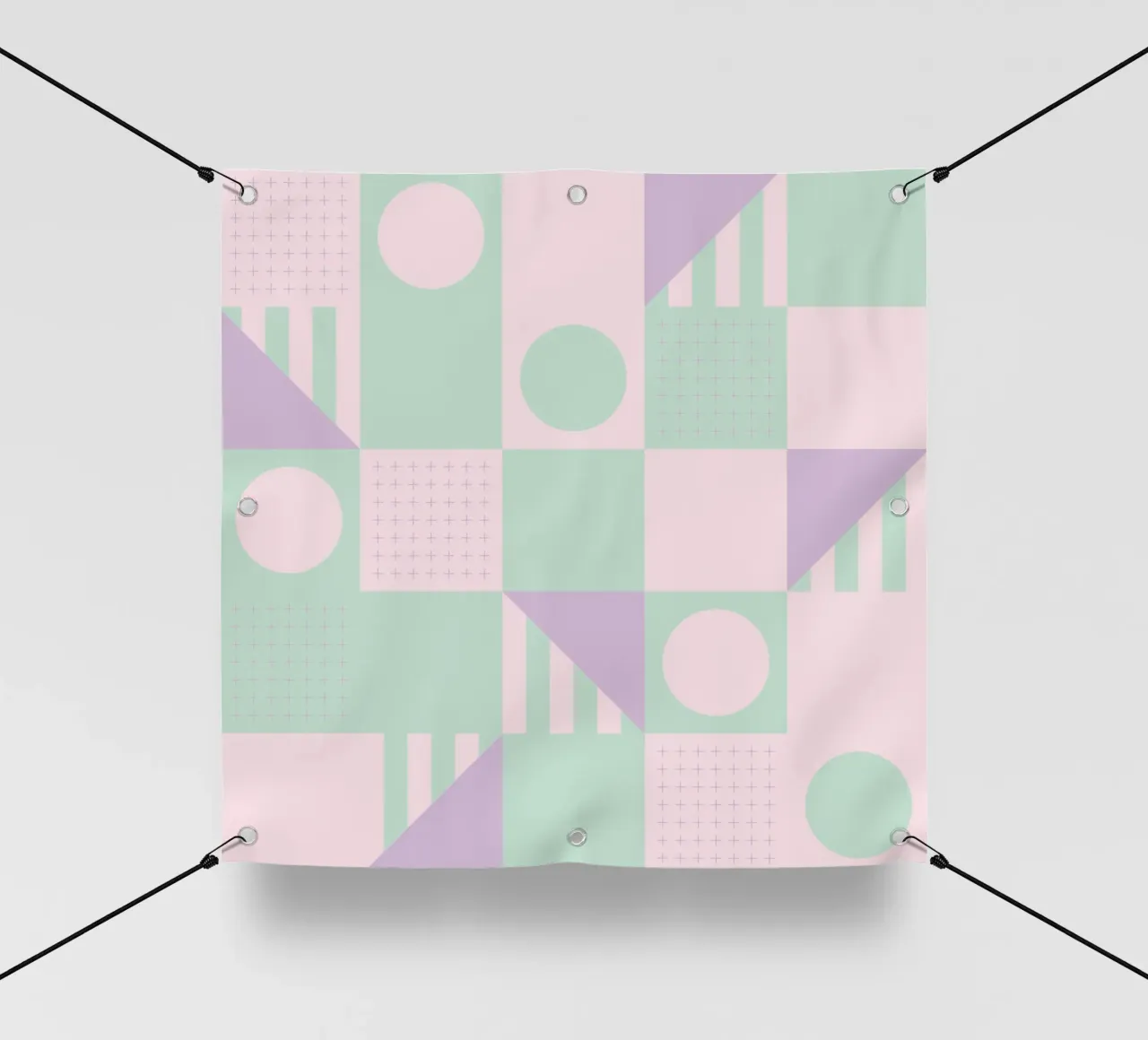 Riviera Tiles Pastels Vibes telo in pvc da designdn