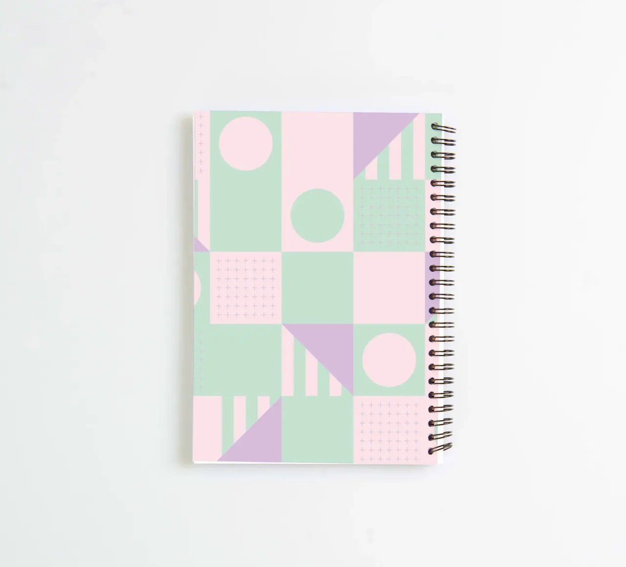 Riviera Tiles Pastels Vibes spiral notebook by designdn