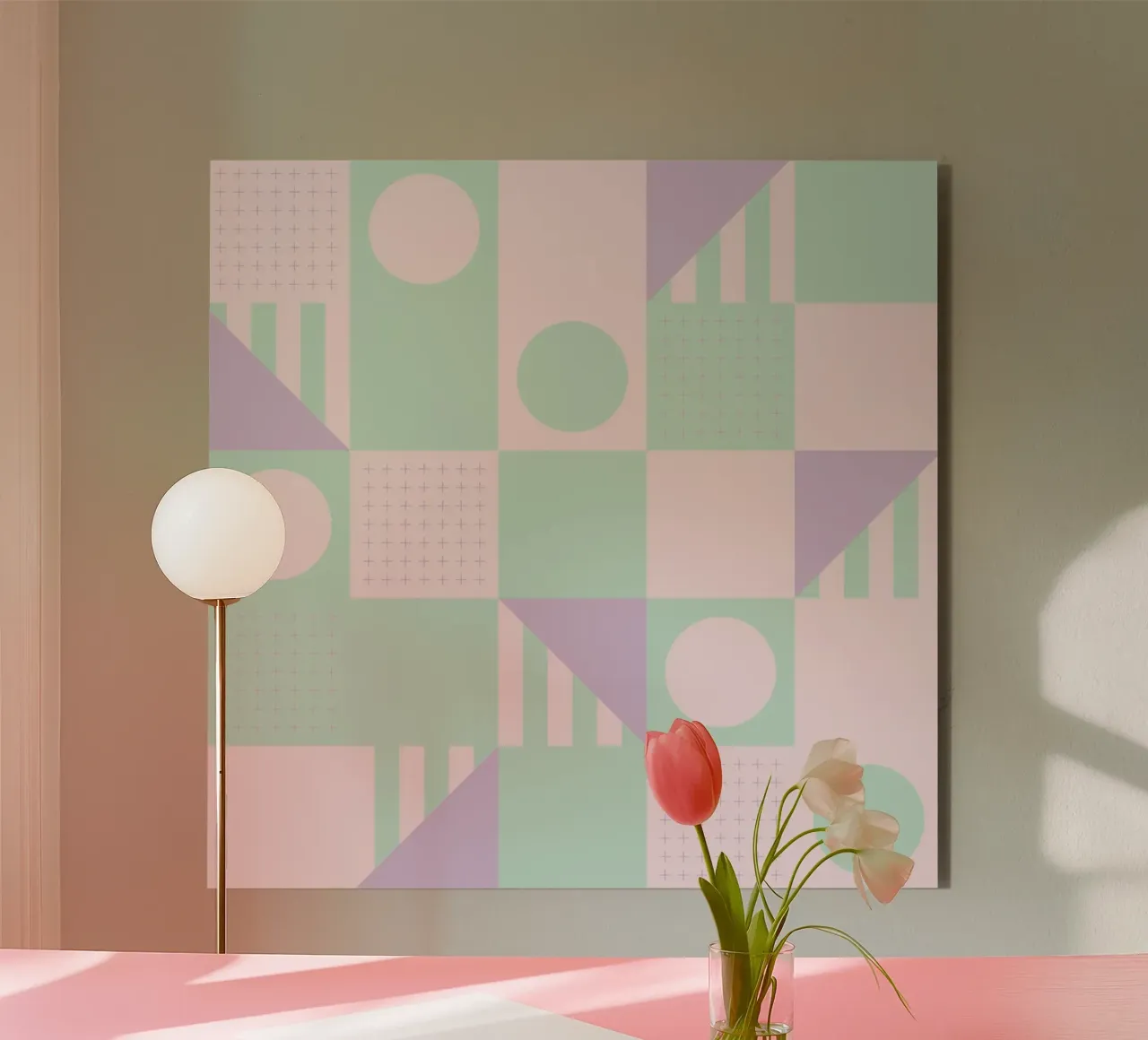 Riviera Tiles Pastels Vibes alluminio dibond da designdn