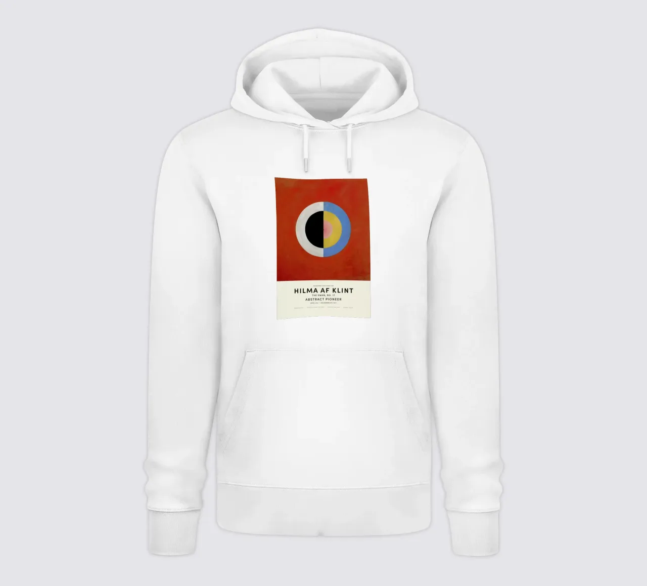 Hilma af Klint - The Swan, No. 17 felpa con cappuccio da Vintage by JUNIQE