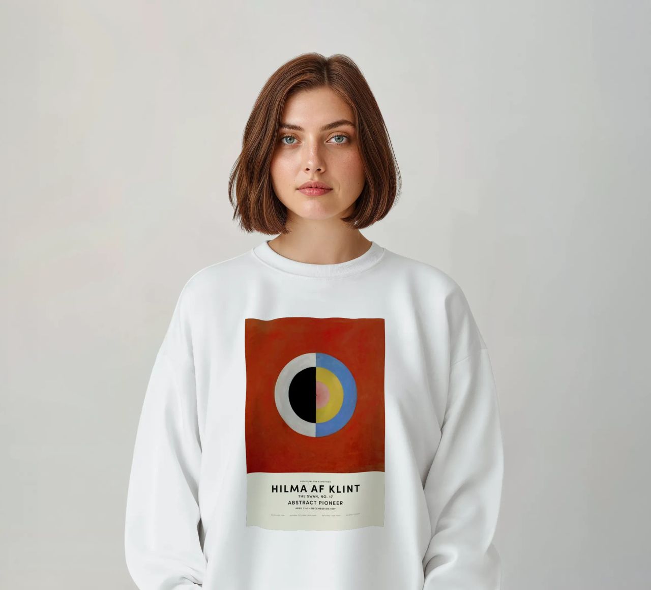 Hilma af Klint - The Swan, No. 17 felpa da Vintage by JUNIQE