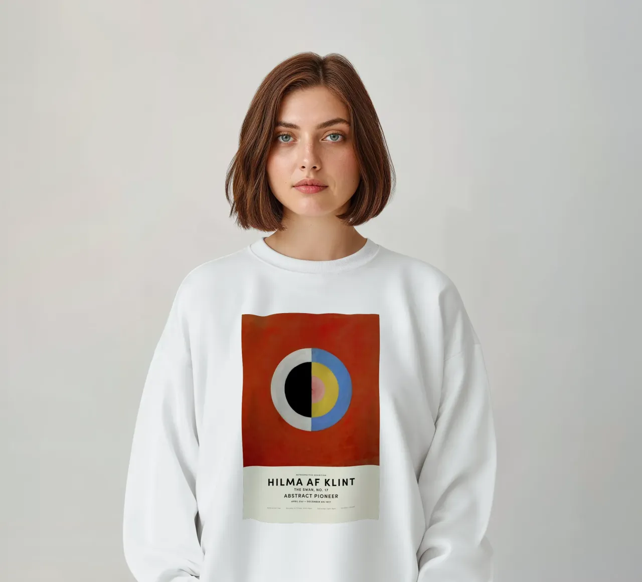 Hilma af Klint - The Swan, No. 17 sudadera de Vintage by JUNIQE