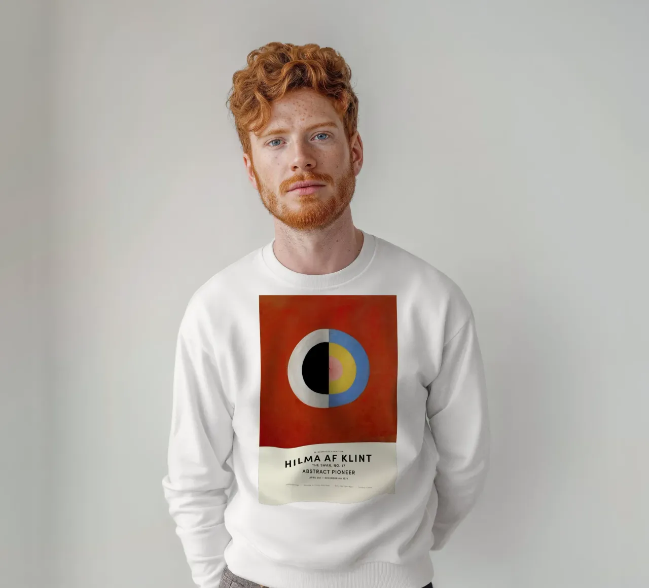 Hilma af Klint - The Swan, No. 17 sudadera de Vintage by JUNIQE