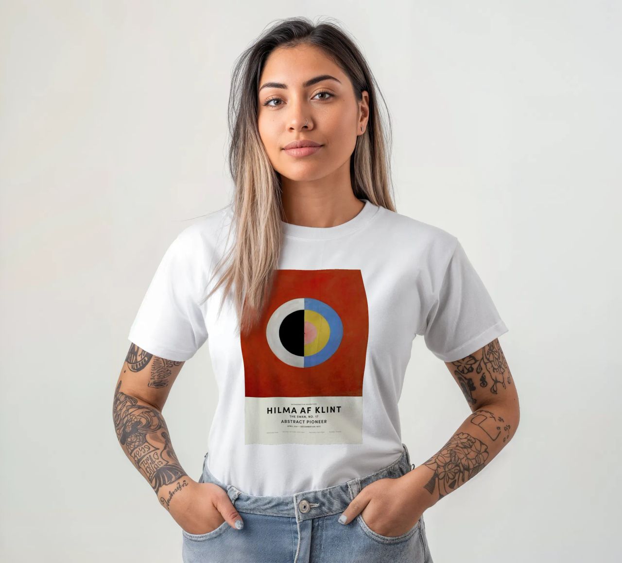 Hilma af Klint - The Swan, No. 17 t-shirt da Vintage by JUNIQE