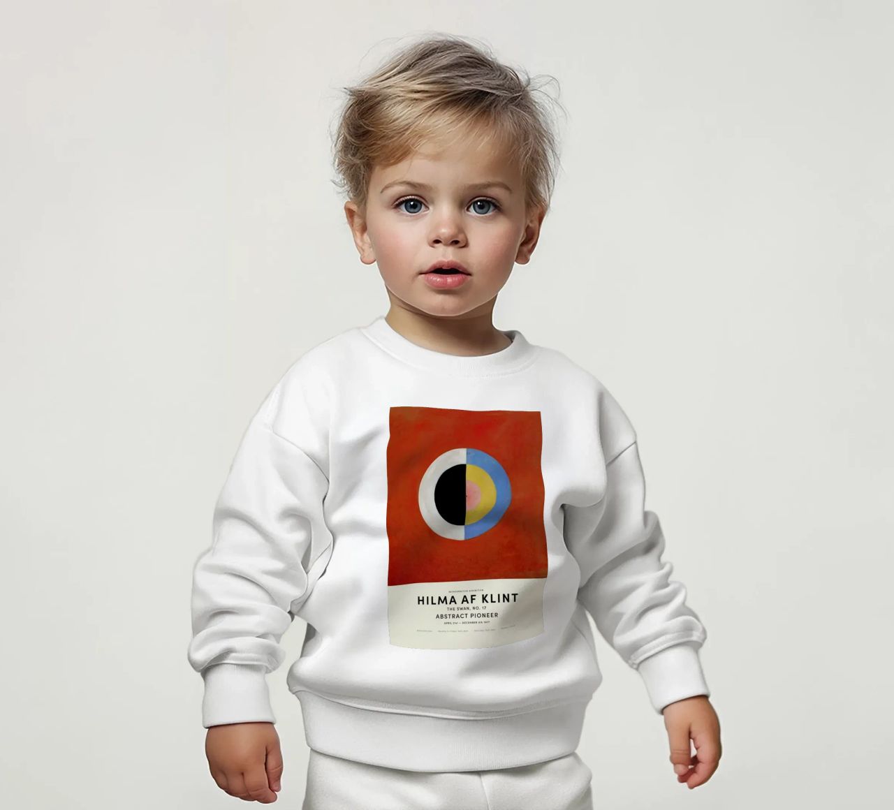 Hilma af Klint - The Swan, No. 17 felpa neonato da Vintage by JUNIQE