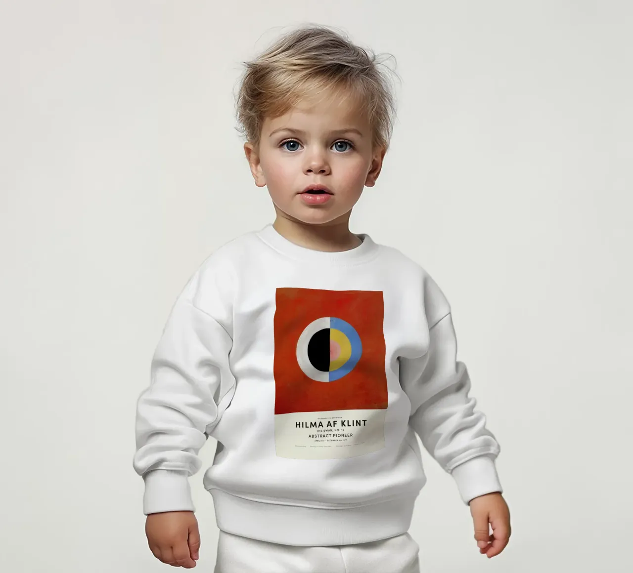 Hilma af Klint - The Swan, No. 17 felpa neonato da Vintage by JUNIQE