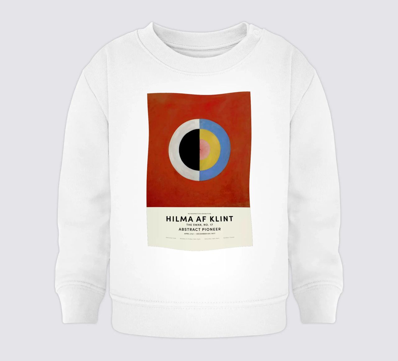 Hilma af Klint - The Swan, No. 17 felpa neonato da Vintage by JUNIQE