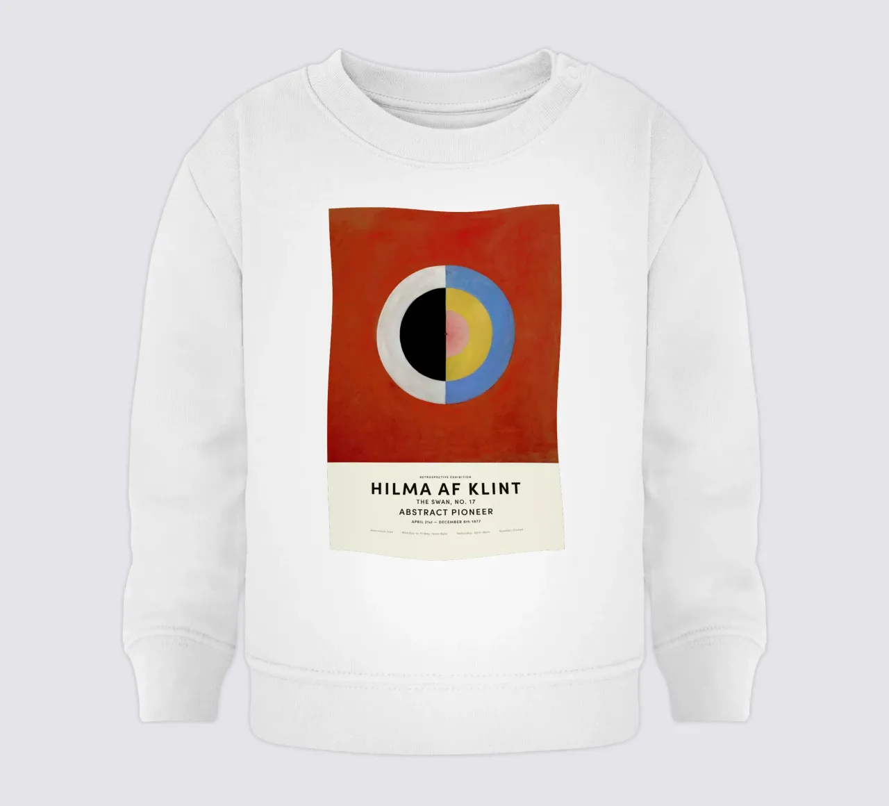 Hilma af Klint - The Swan, No. 17 felpa neonato da Vintage by JUNIQE