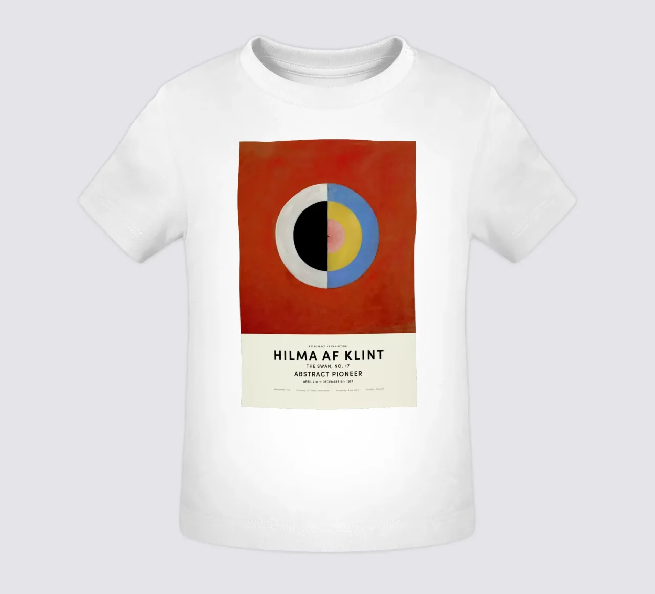 Hilma af Klint - The Swan, No. 17 maglietta neonato da Vintage by JUNIQE
