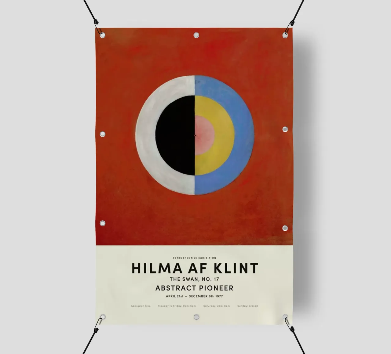 Hilma af Klint - The Swan, No. 17 telo in pvc da Vintage by JUNIQE