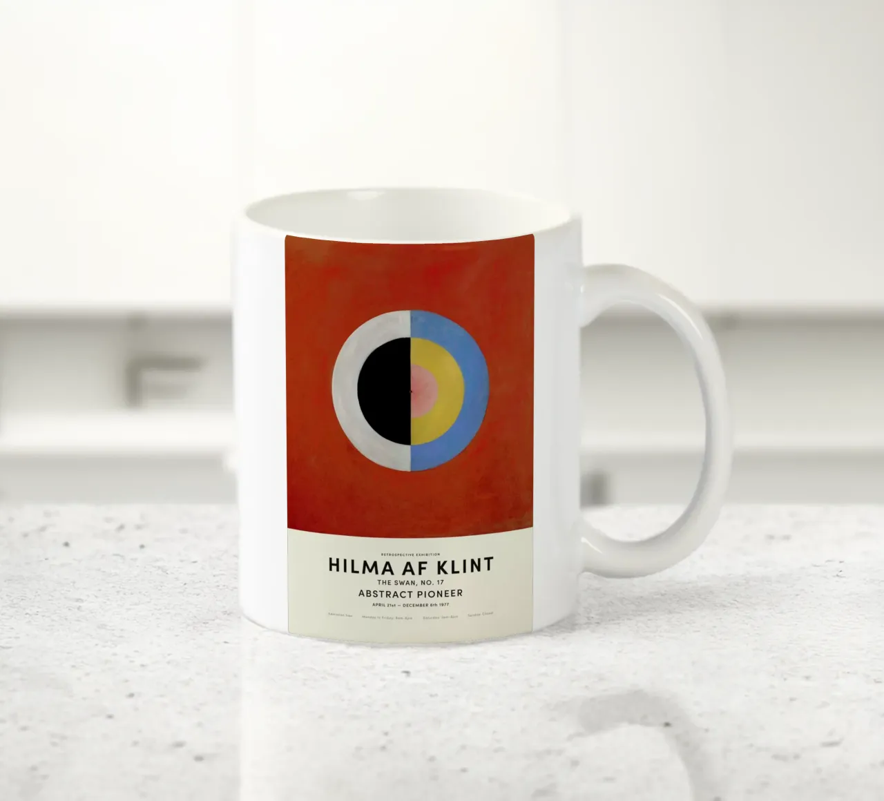 Hilma af Klint - The Swan, No. 17 mug en céramique de Vintage by JUNIQE